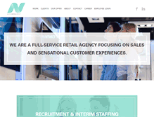 Tablet Screenshot of nordicretailgroup.com